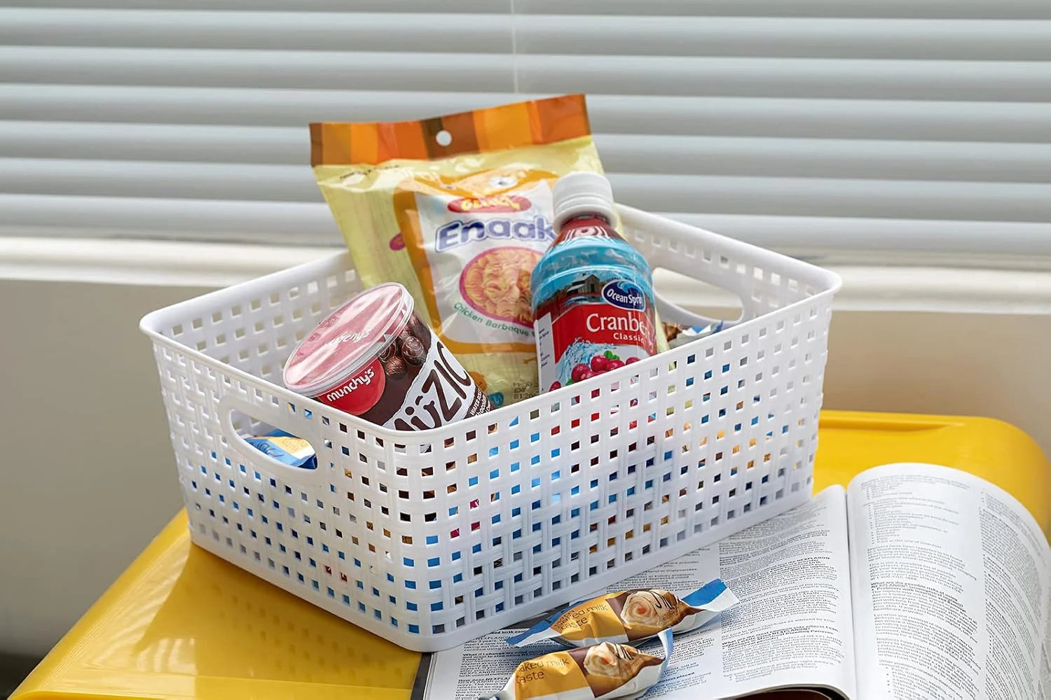 New Arrivals Storage Baskets, 11.4X8.9X4.7, Pack of 4 (White) - Image 4