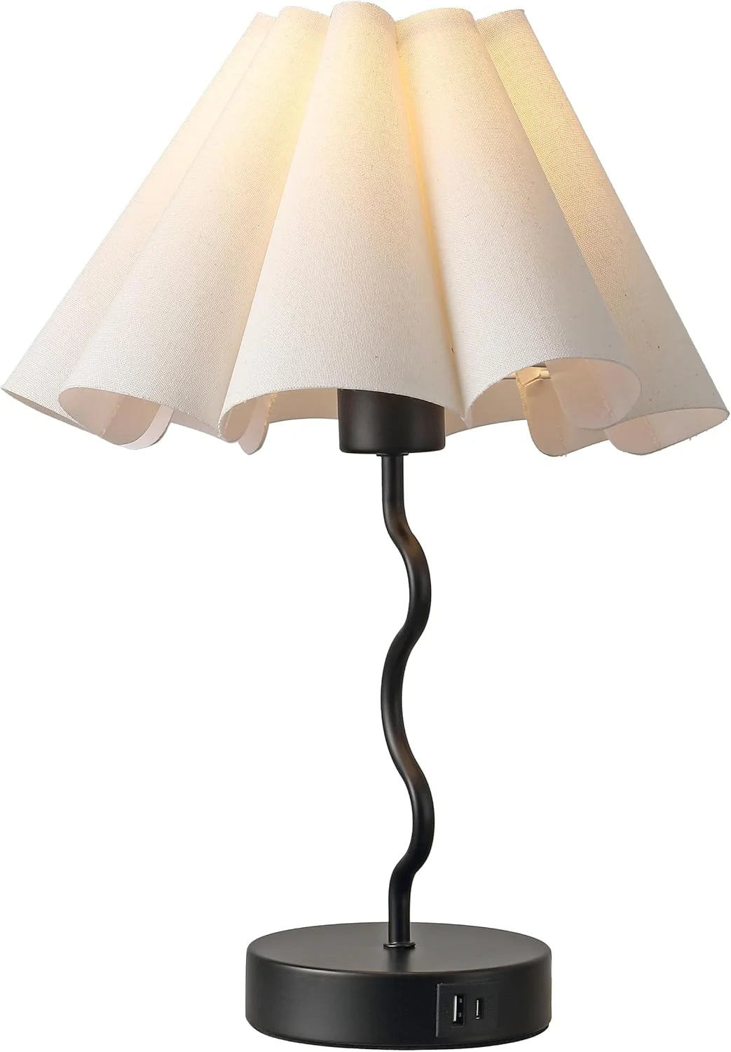 New Arrivals Pleated Table Lamp, Modern Lamp for Bedroom Home Office Decor - Image 6