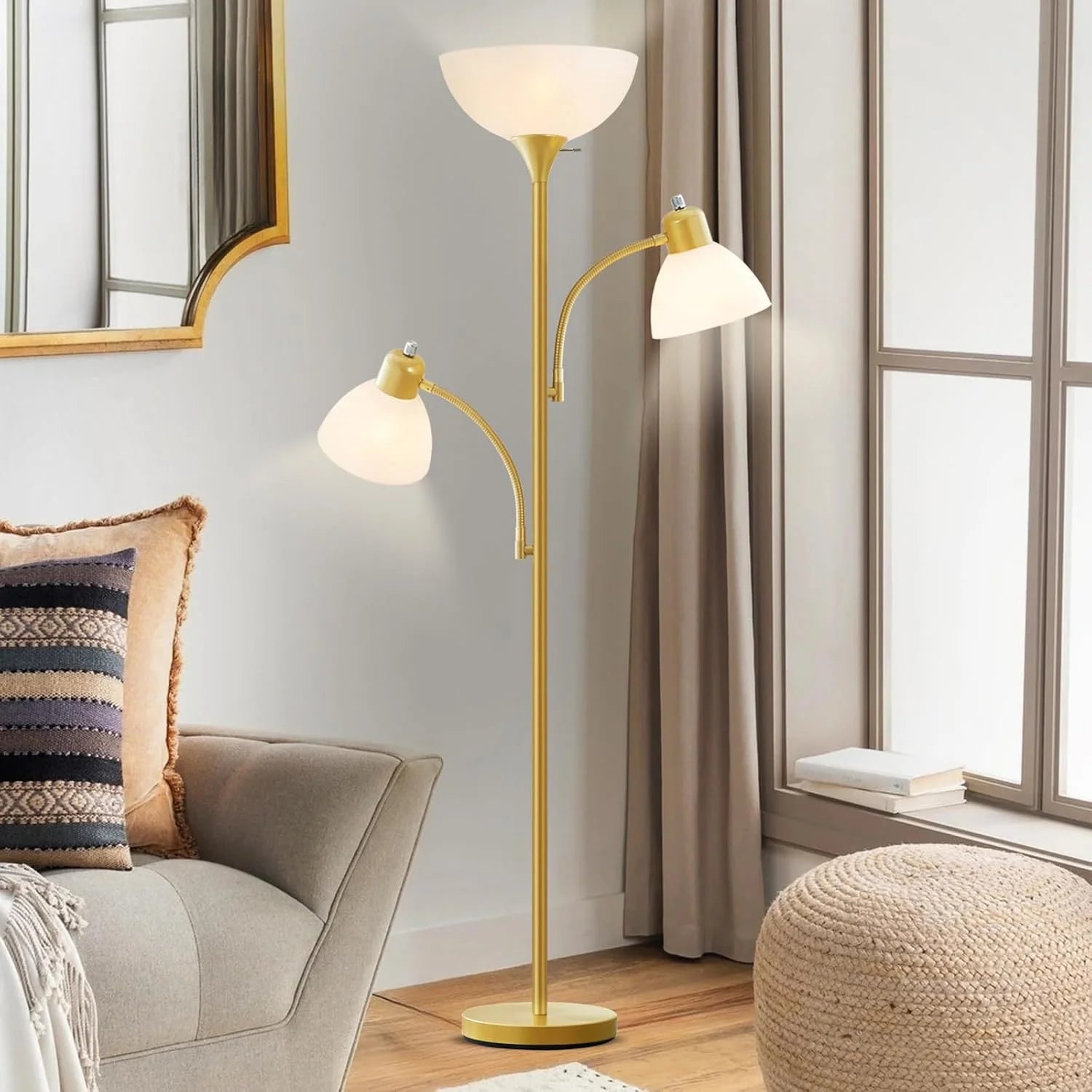 Luvkczc Floor Lamp, Bulb Included, Industrial Lamps for Living Room bifanuoyard - Image 2