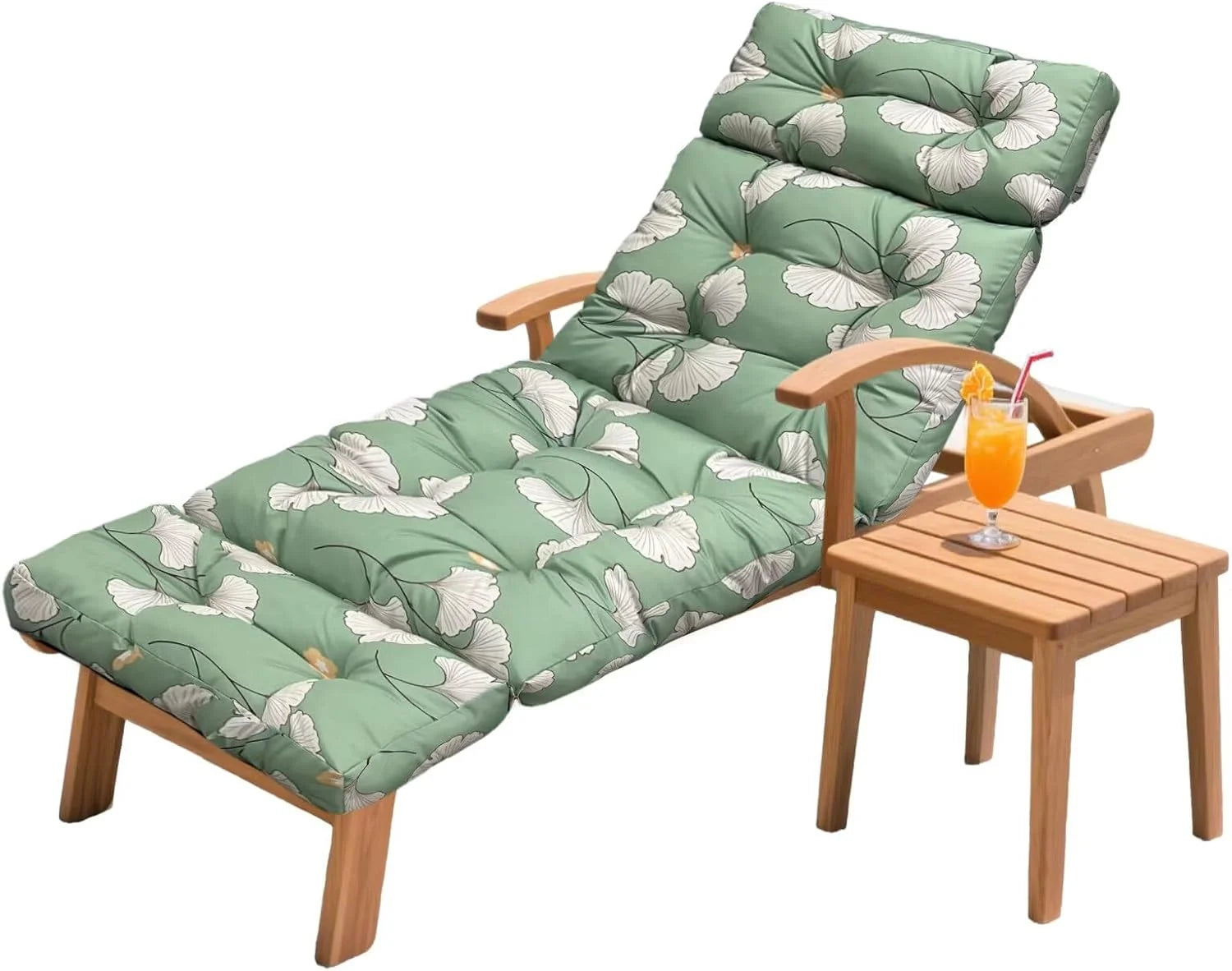 HCyopin Outdoor Chaise Lounge Chair Cushion 75.1 x 23.6 x 4.7in, Waterproof Replacement Cotton Patio Thickened Pool Lounge Chair Cushion - Image 11