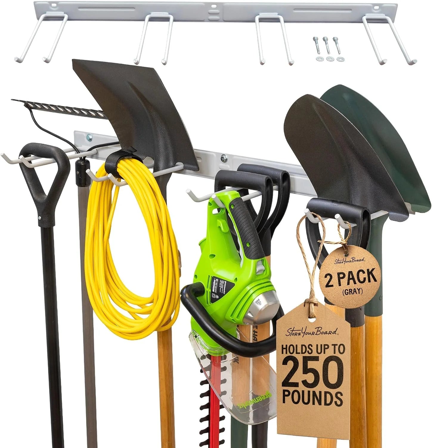 New Arrivals Garage Tool Organizer, 36 in, Holds 250 lb " For Garage Organization - Image 5