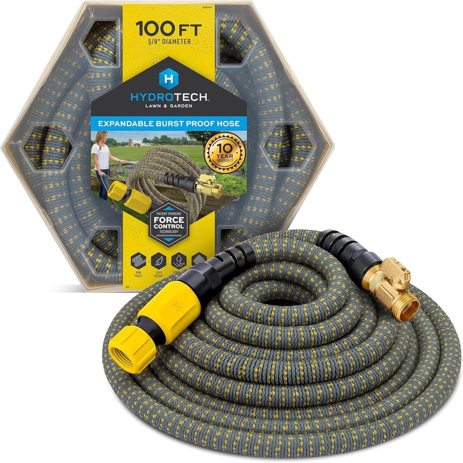 New Arrivals 100 ft Expandable Burst-Proof Garden Hose, 5/8 in Diameter - Image 7