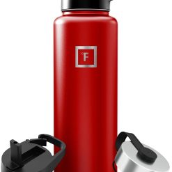 New Arrivals FLASK 40 oz Wide Mouth Water Bottle with Straw
