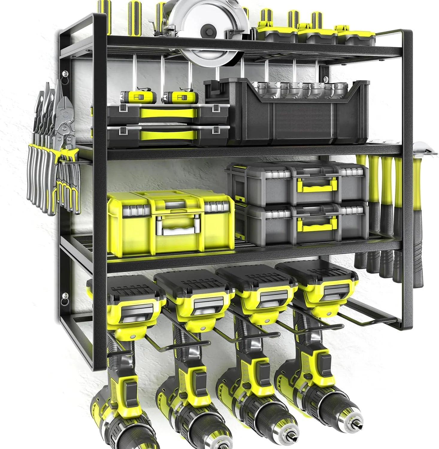 New Arrivals Power Tool Organizer, Garage Tool Organizers and Storage, Drill Holder Wall Mount - Image 4