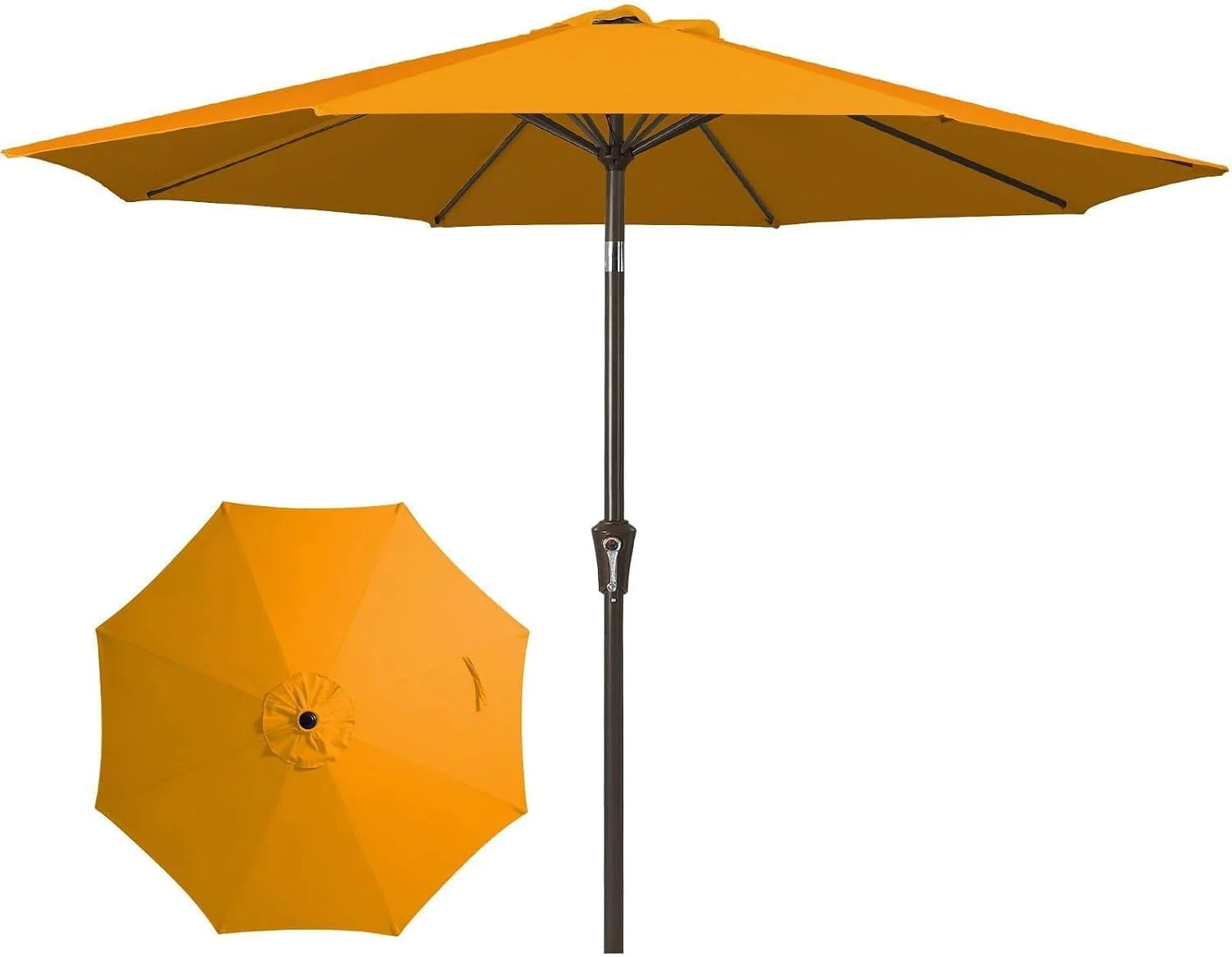 New Arrivals 9FT Outdoor Patio Umbrella, Market Umbrella, Beige - Image 9