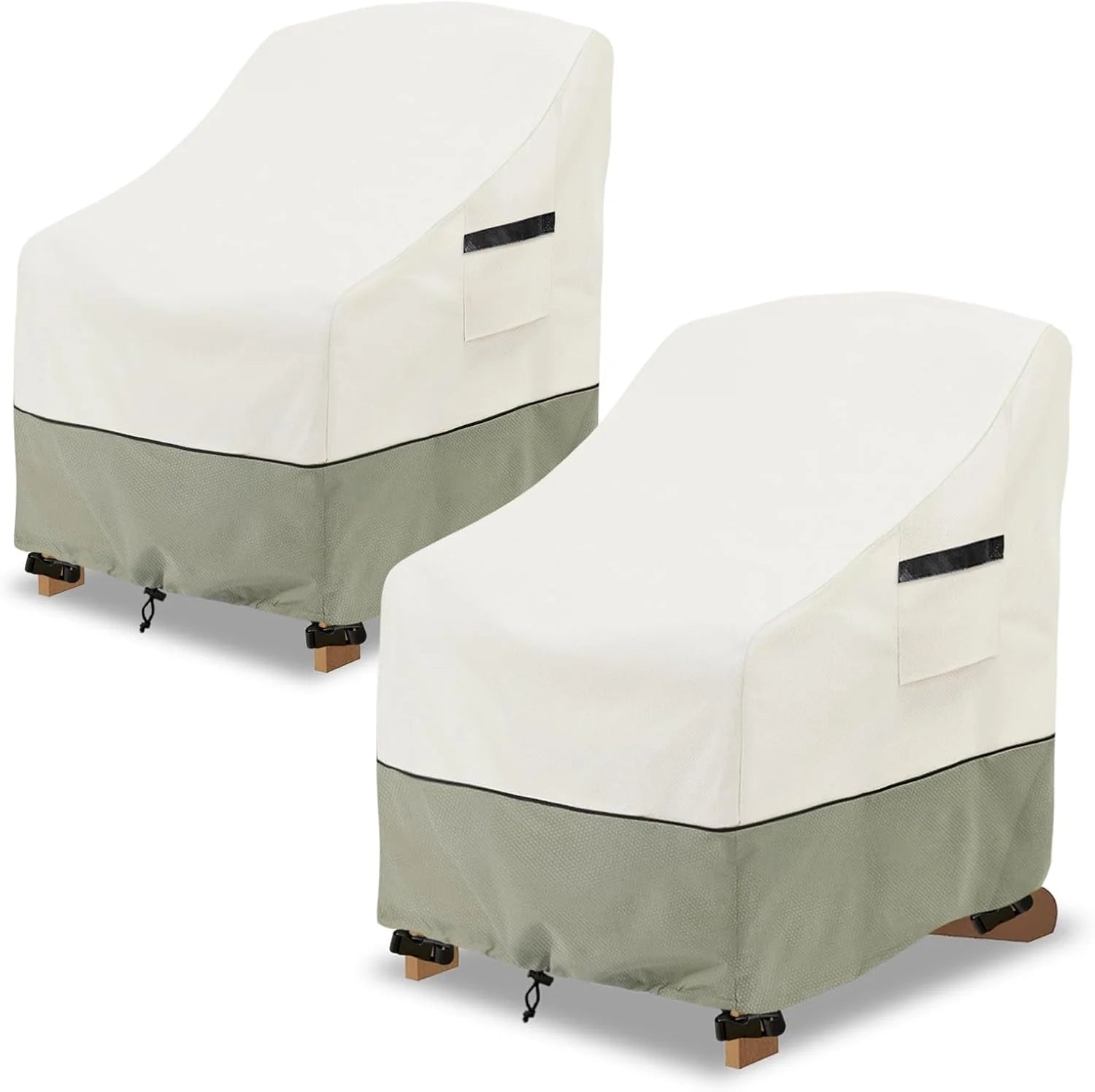 LSongSKY Outdoor Swivel Lounge Chair Cover 2 Pack,100% Waterproof Heavy Duty Outdoor Chair Covers