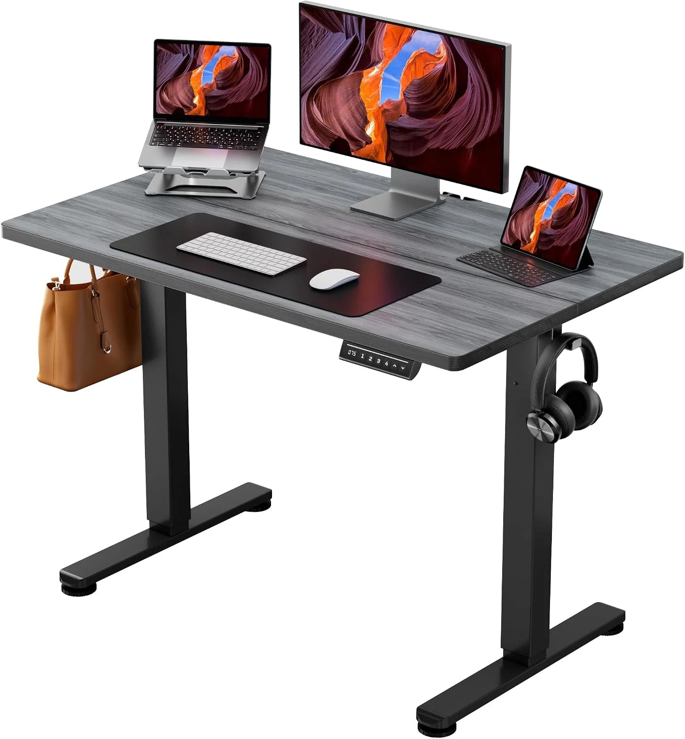 New Arrivals Height Adjustable Electric Standing Desk, 48 x 24 Inches Sit Stand up Desk - Image 41