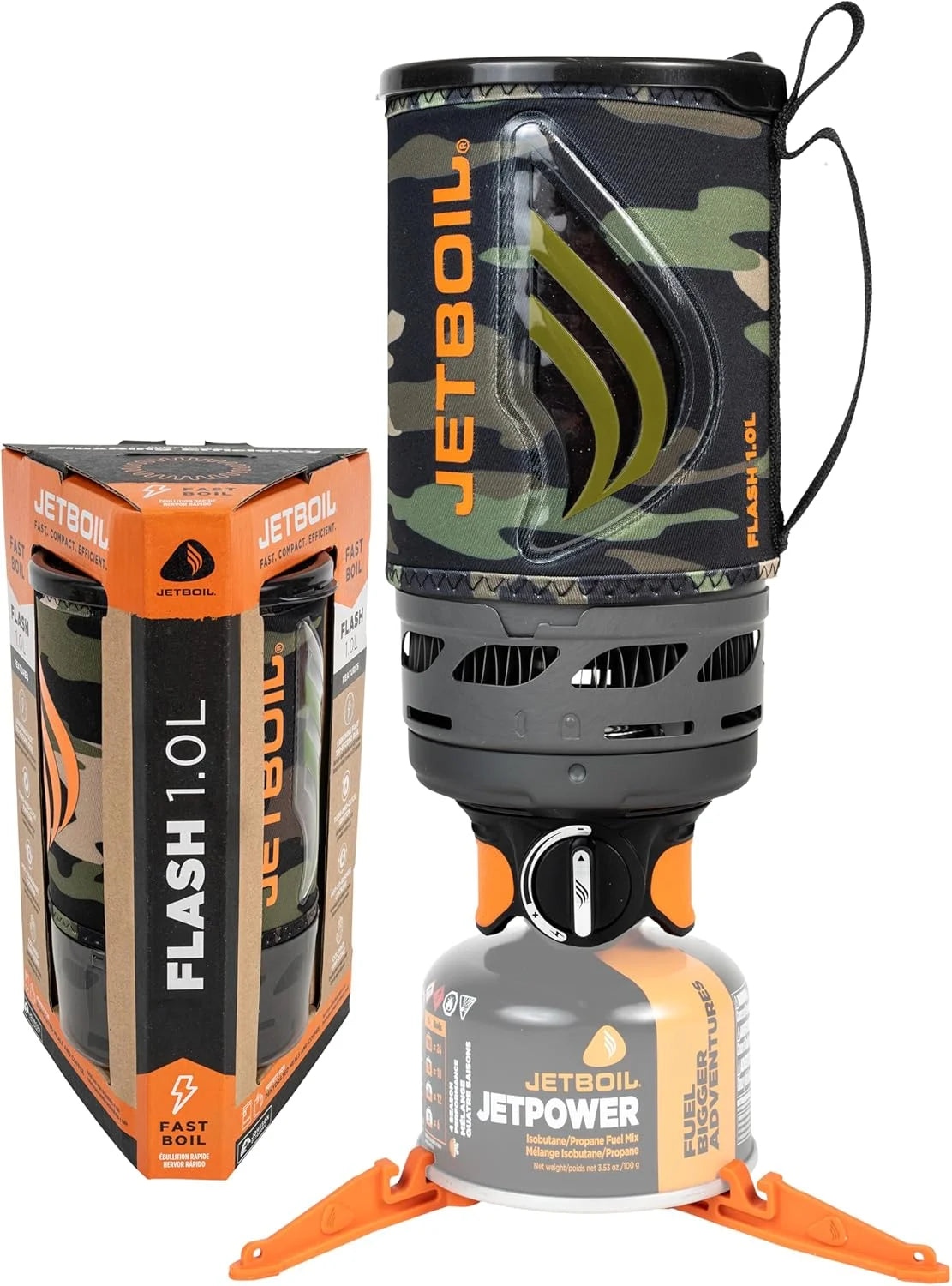 Jetboil Flash Portable Fast Boil Stove for Camping and Backpacking with 1-Step Auto Ignition, Propane/Isobutane Burner bifanuoyard - Image 6