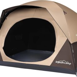 Alternative view of Tent 4/6 Person Blackout Camping Tent with Rainfly, Waterproof Portable Double Layer Family Dome Tent
