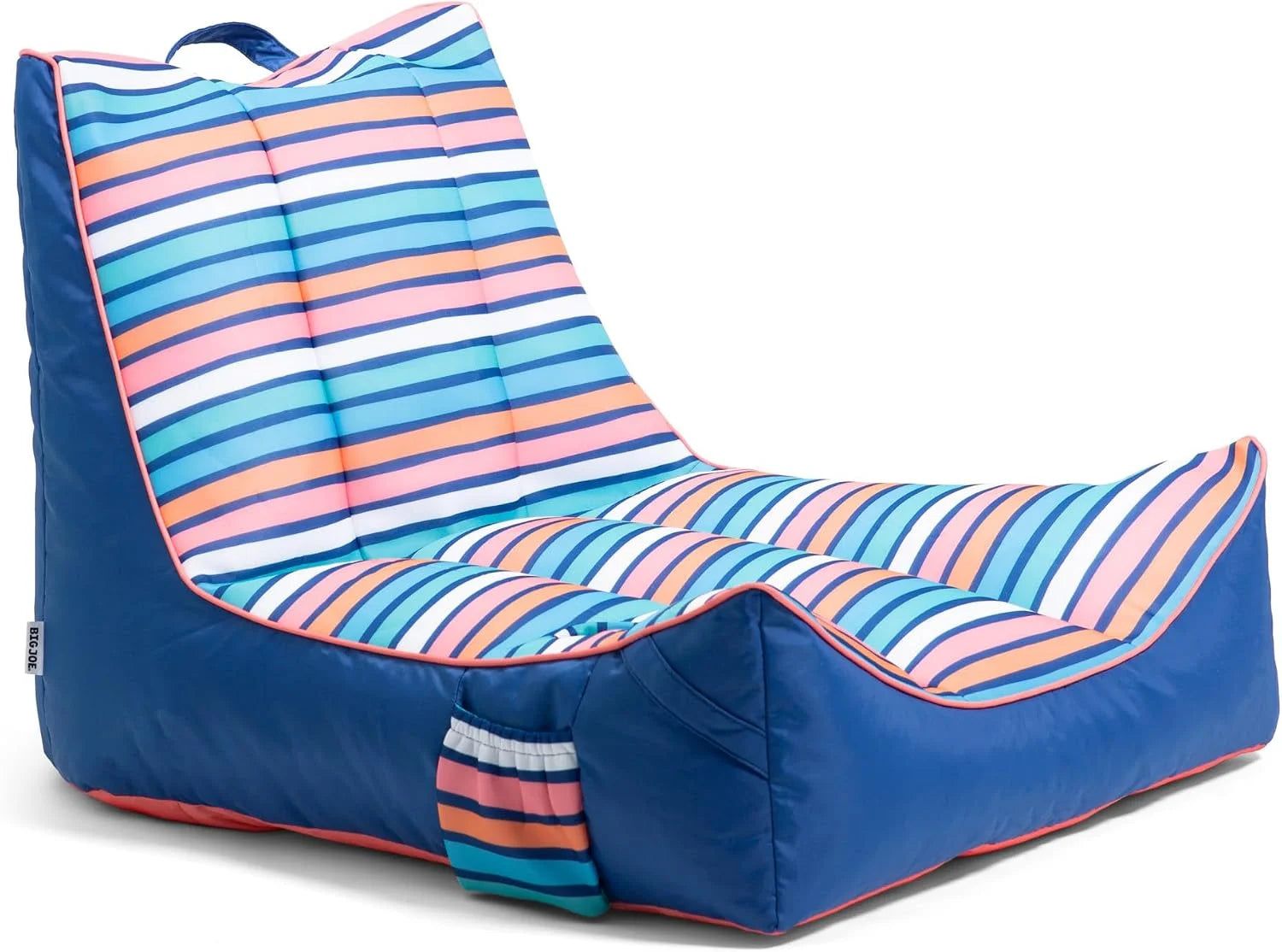 New Arrivals Joe Captain鈥檚 Float No Inflation Needed Pool Lounger, Sweet Shells Peach Double Sided Mesh, 3 feet - Image 9