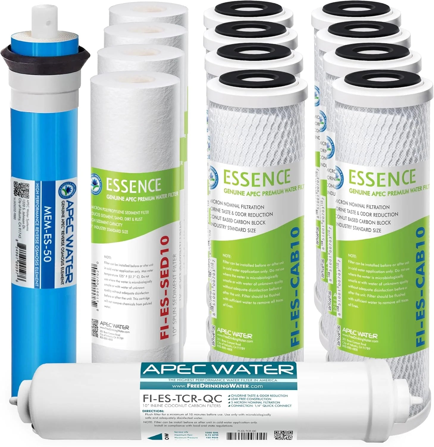 New Arrivals Water FILTER-MAX-ES50 Reverse Osmosis Filter Replacement Set, 50 GPD " For Home Projects - Image 9