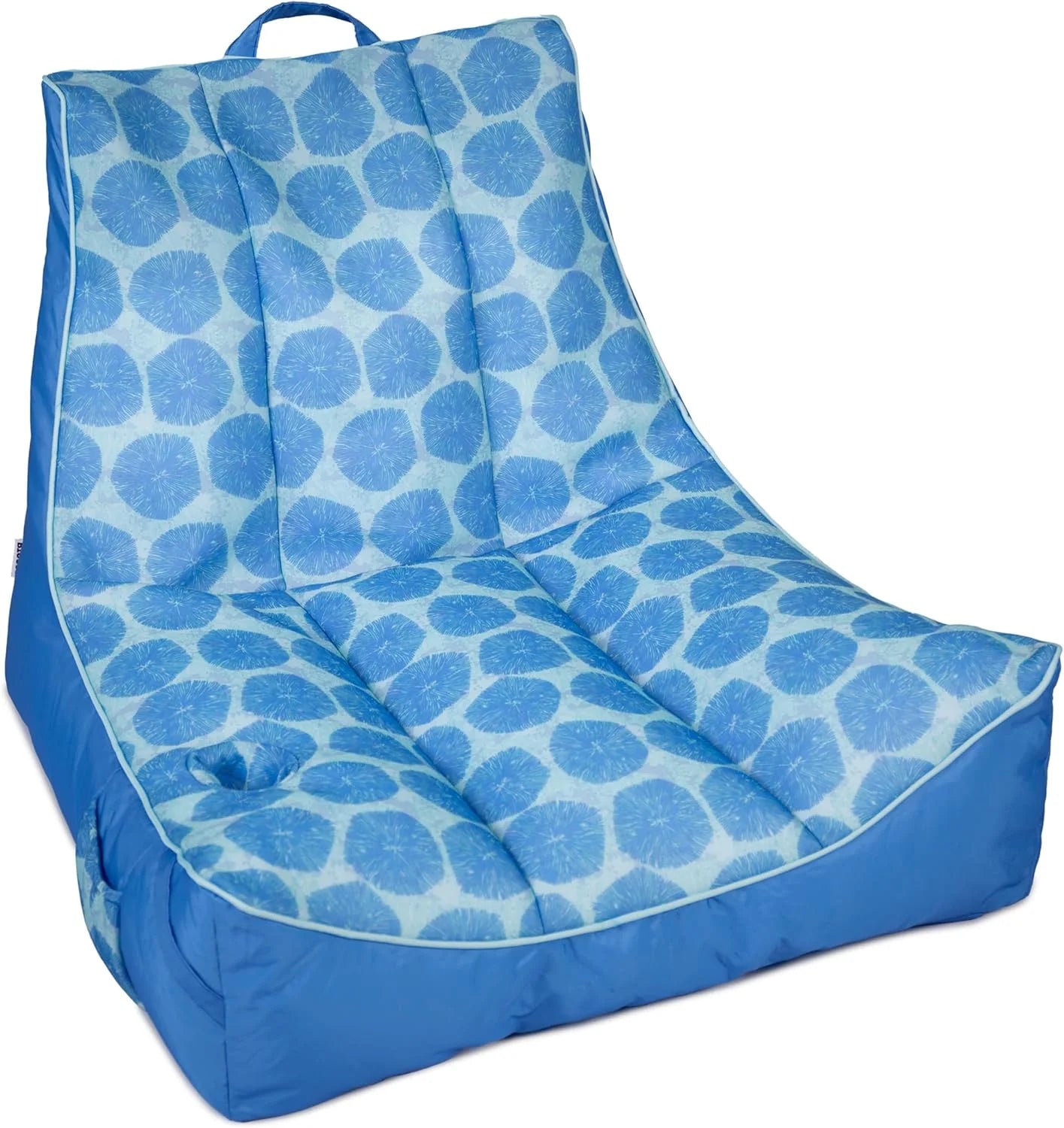 New Arrivals Joe Captain鈥檚 Float No Inflation Needed Pool Lounger, Sweet Shells Peach Double Sided Mesh, 3 feet - Image 6