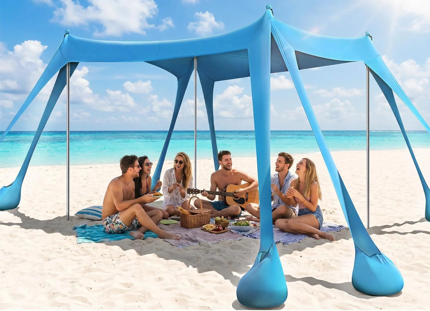 New Arrivals Tent, UPF 50+ Sun Shelter with 8 Sandbags