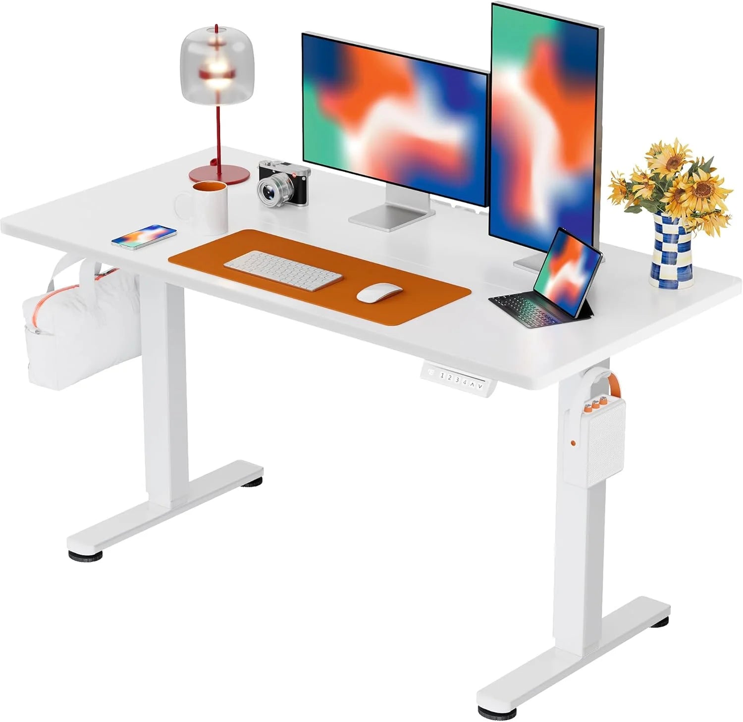 New Arrivals Height Adjustable Electric Standing Desk, 48 x 24 Inches Sit Stand up Desk - Image 8