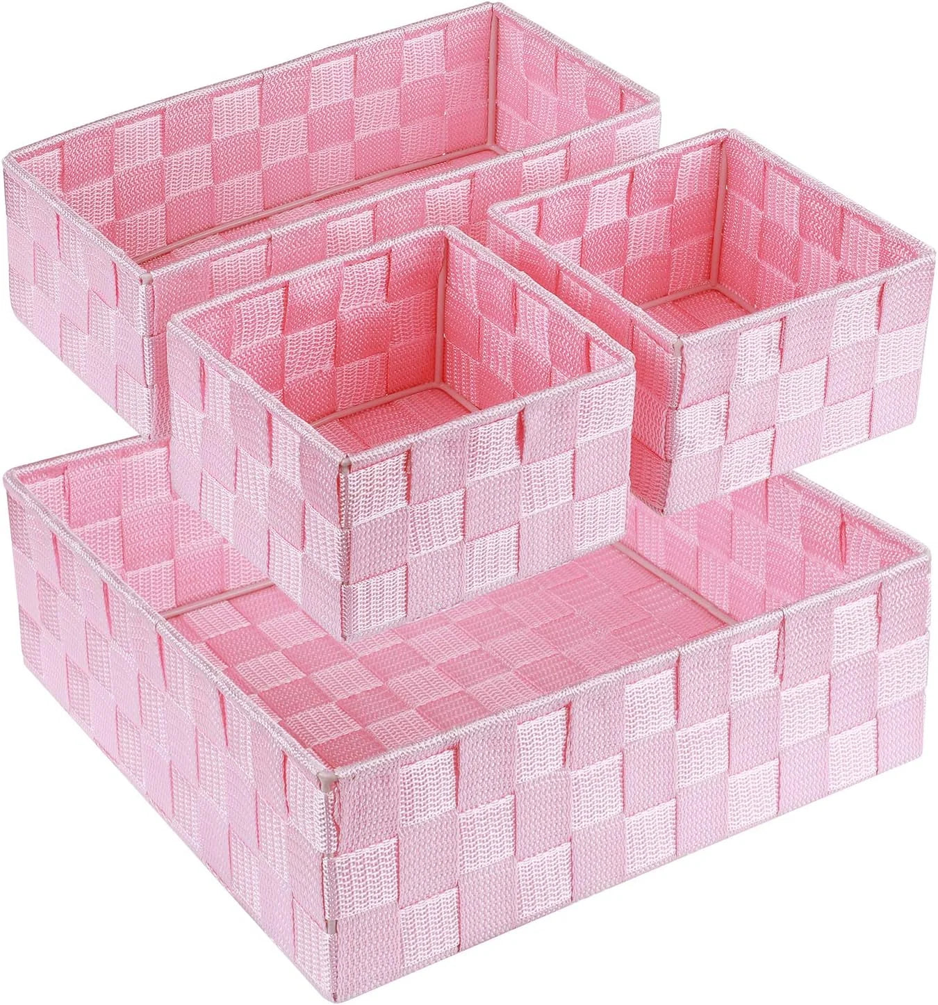 Woven Storage Baskets for Organizing 6 Pack, Large&Small Storage Cube Bins Set for Bathroom, Storage Boxes bifanuoyard - Image 10