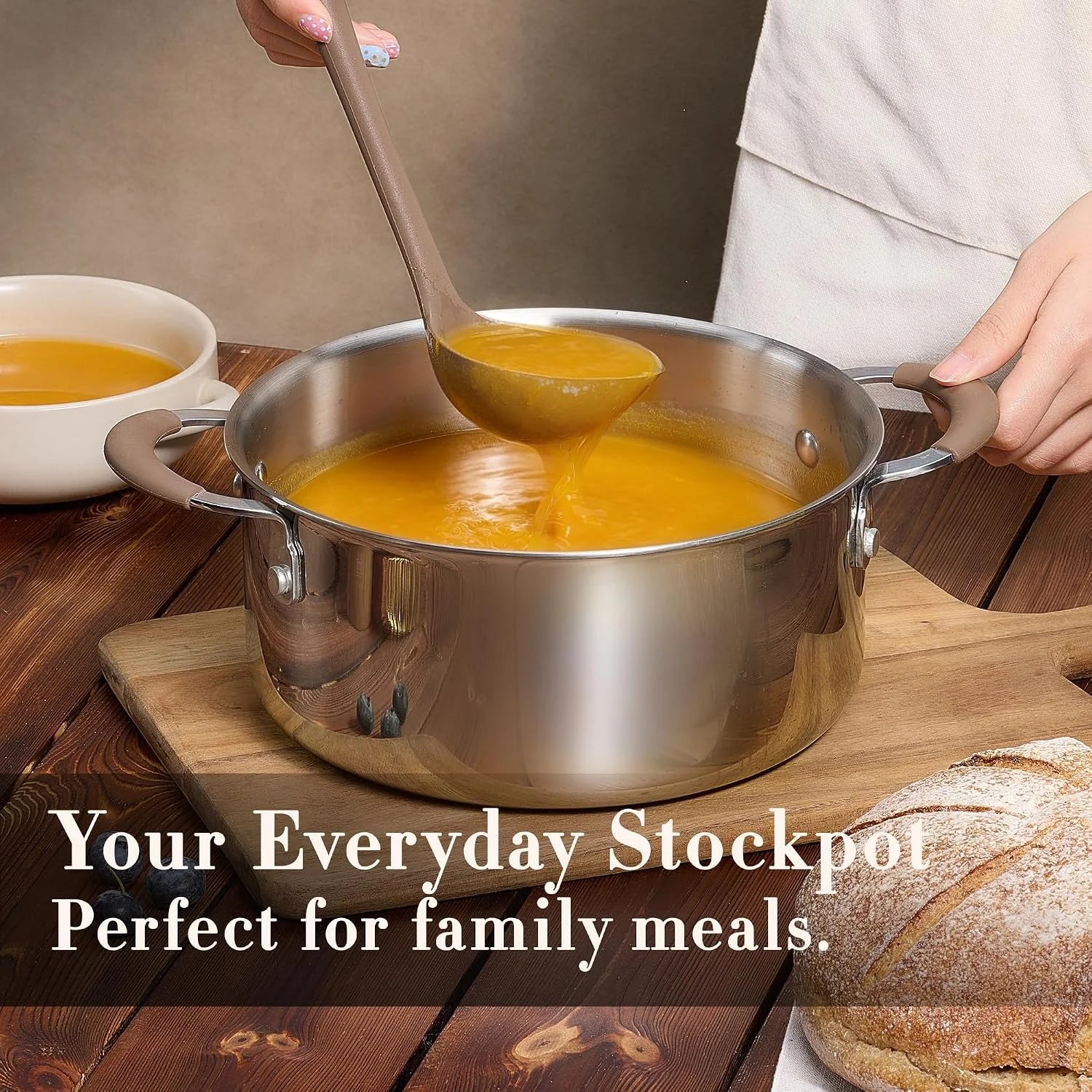 New Arrivals 19pcs Stainless Steel Cookware Set with Detachable Handle, Pots and Pans Set - Image 6
