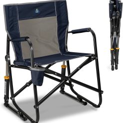 New Arrivals Outdoor Freestyle Rocker Camping Chair " Black