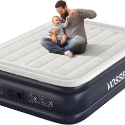 Alternative view of New Arrivals Air Mattress Queen with Built-in Pump, 18 Raised Inflatable Blow Up Mattress, Upgraded Heavy Duty Portable Air