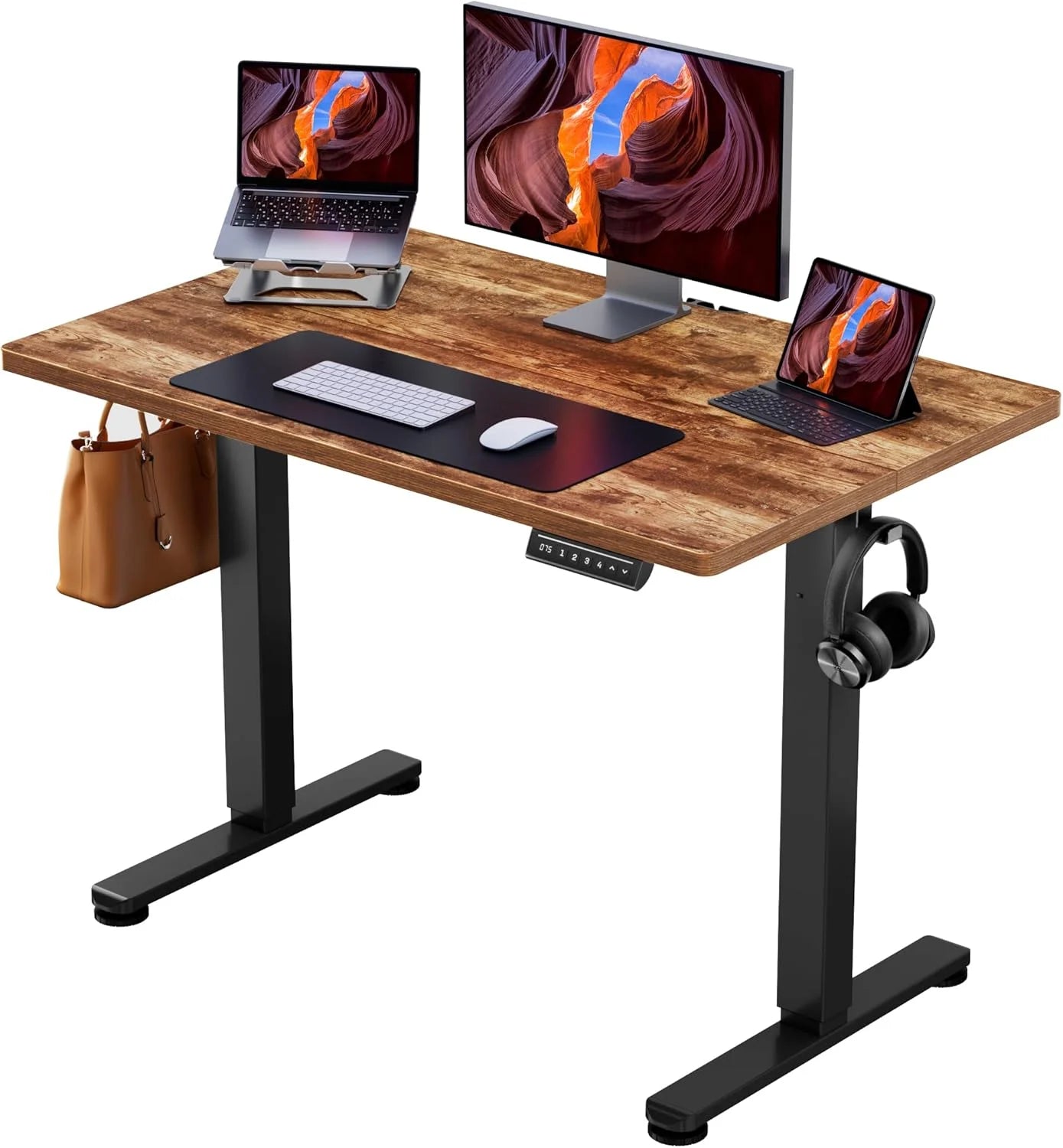 New Arrivals Height Adjustable Electric Standing Desk, 48 x 24 Inches Sit Stand up Desk - Image 21
