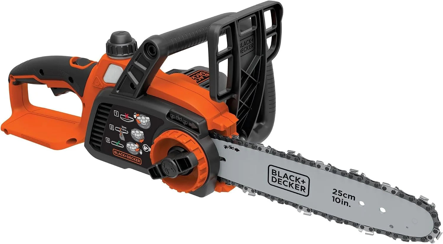 New Arrivals 20V MAX Chain Saw Cordless Chainsaw, 10-Inch Battery Chainsaw, Tool Only, for Wood Cutting and Tree Pruning