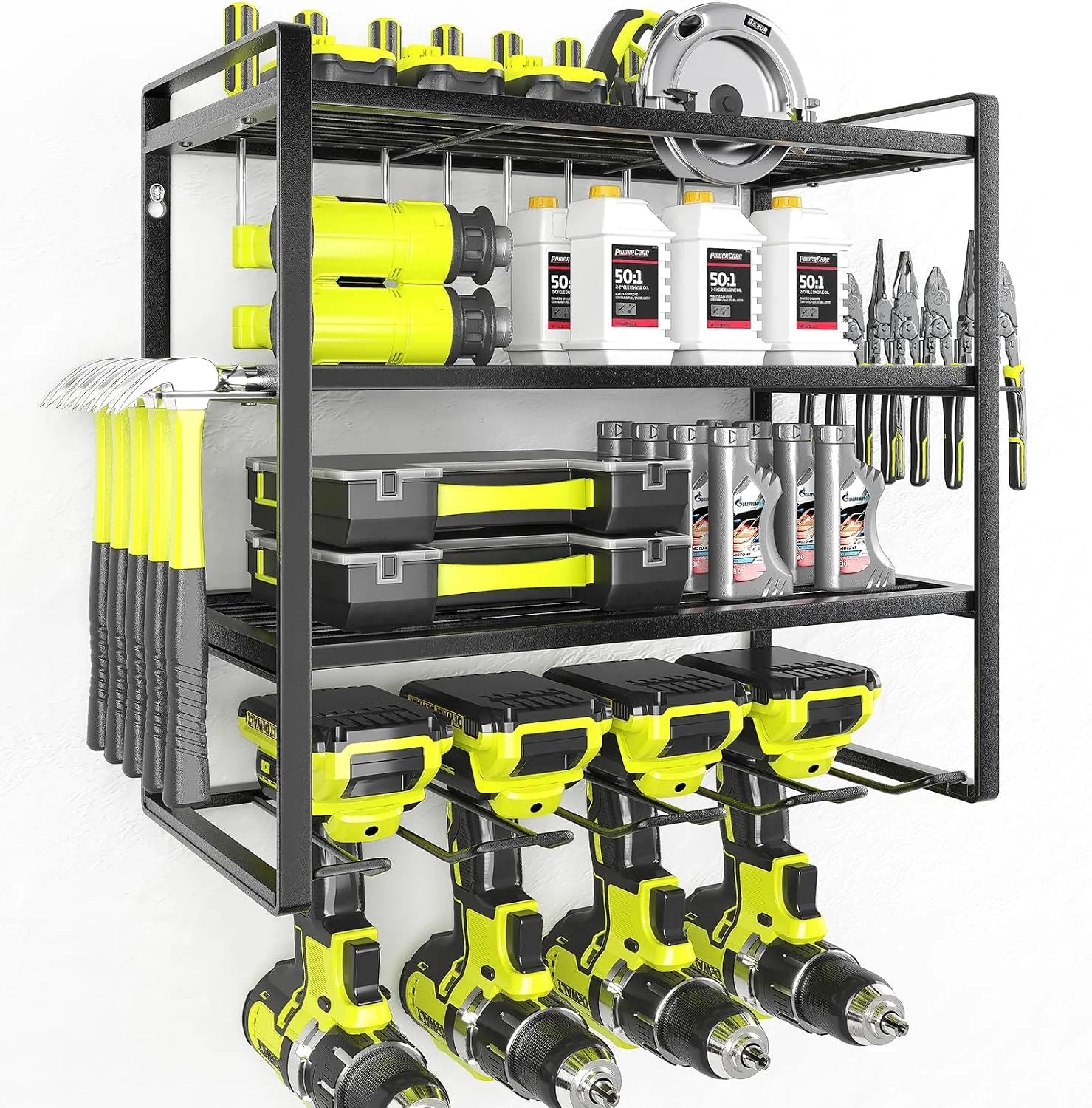 New Arrivals Power Tool Organizer, Garage Tool Organizers and Storage, Drill Holder Wall Mount