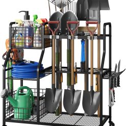 Alternative view of New Arrivals Garden Tool Organizer with Large Hooks, Garage Storage Rack " For Garage Organization