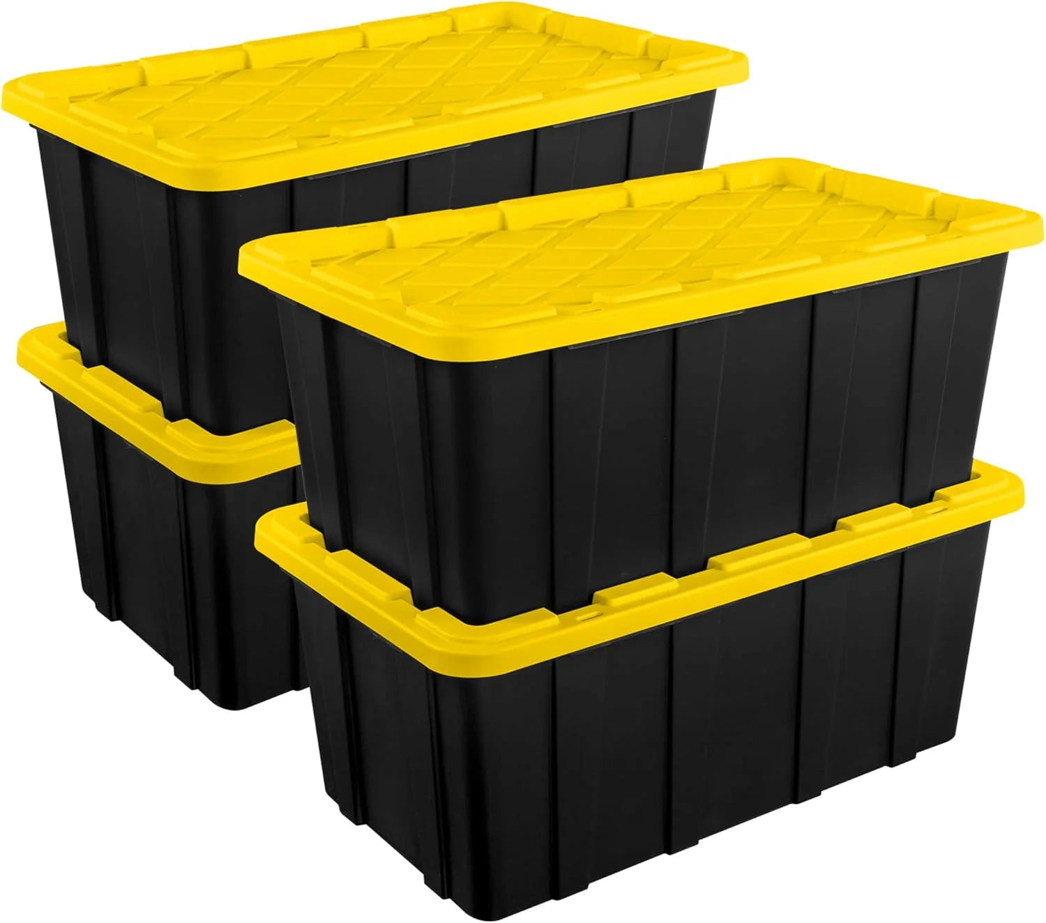 Sterilite 4-Pack 27 Gallon Industrial Storage Tote, Heavy-Duty Plastic Bins bifanuoyard - Image 13