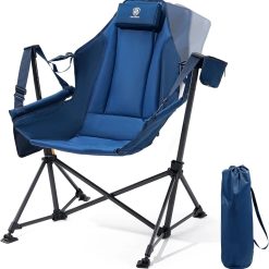 Alternative view of ADVANCED Padded Oversized Hammock Camping Chair, Compact Heavy Duty Swing Chair with Multi-Storage Pockets