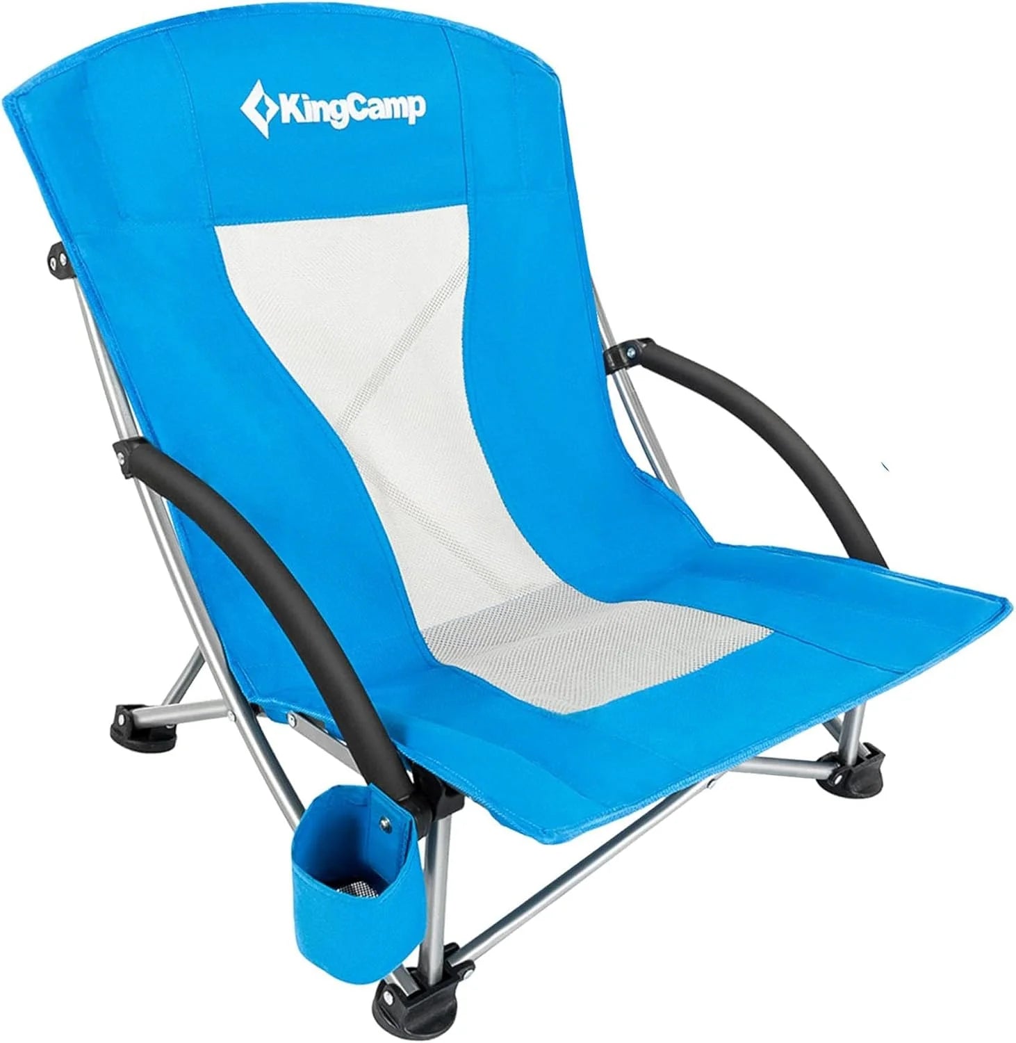 KingCamp Low Beach Chairs 2 Pack, Folding Portable Chair for Adults lightweight Extra Wide Ergonomic High Back Seat bifanuoyard - Image 14