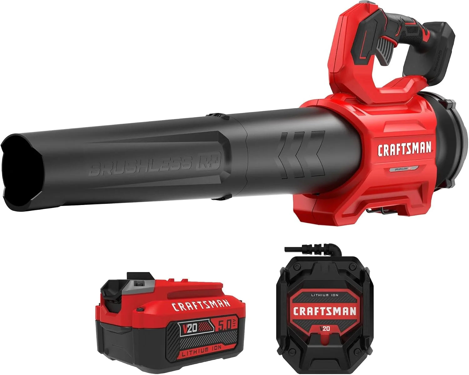 Leaf Blower Cordless with Battery and Charger V20 RP, Up to 110 MPH Power, Handheld Electric Leaf Blower - Image 2