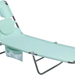 Alternative view of New Arrivals Lay Flat Tanning Chair, Face Down Lounger, 5-Position Reclining, Heavy-Duty 300 lb Capacity