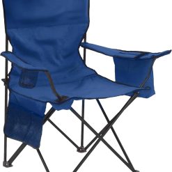 Alternative view of Coleman Portable Camping Chair with 4-Can Cooler, Cushioned Seat & Back with Side Pockets & Cup Holder bifanuoyard