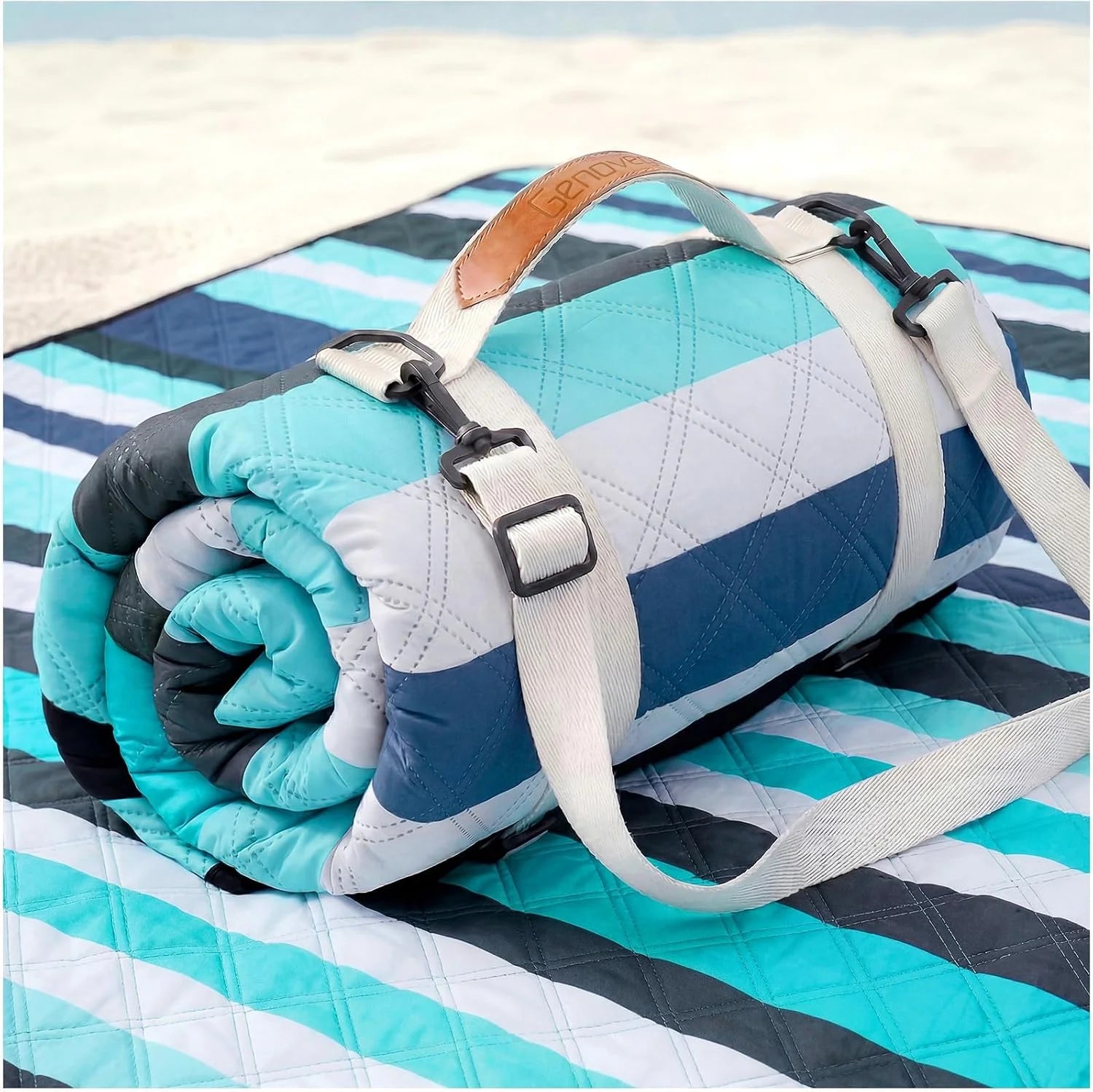 Waterproof Picnic Blanket Beach Outdoor Camping Mat Rug Extra Large Foldable Cute Big Travel Essential Accessories Gift Park Patio Lawn - Image 2