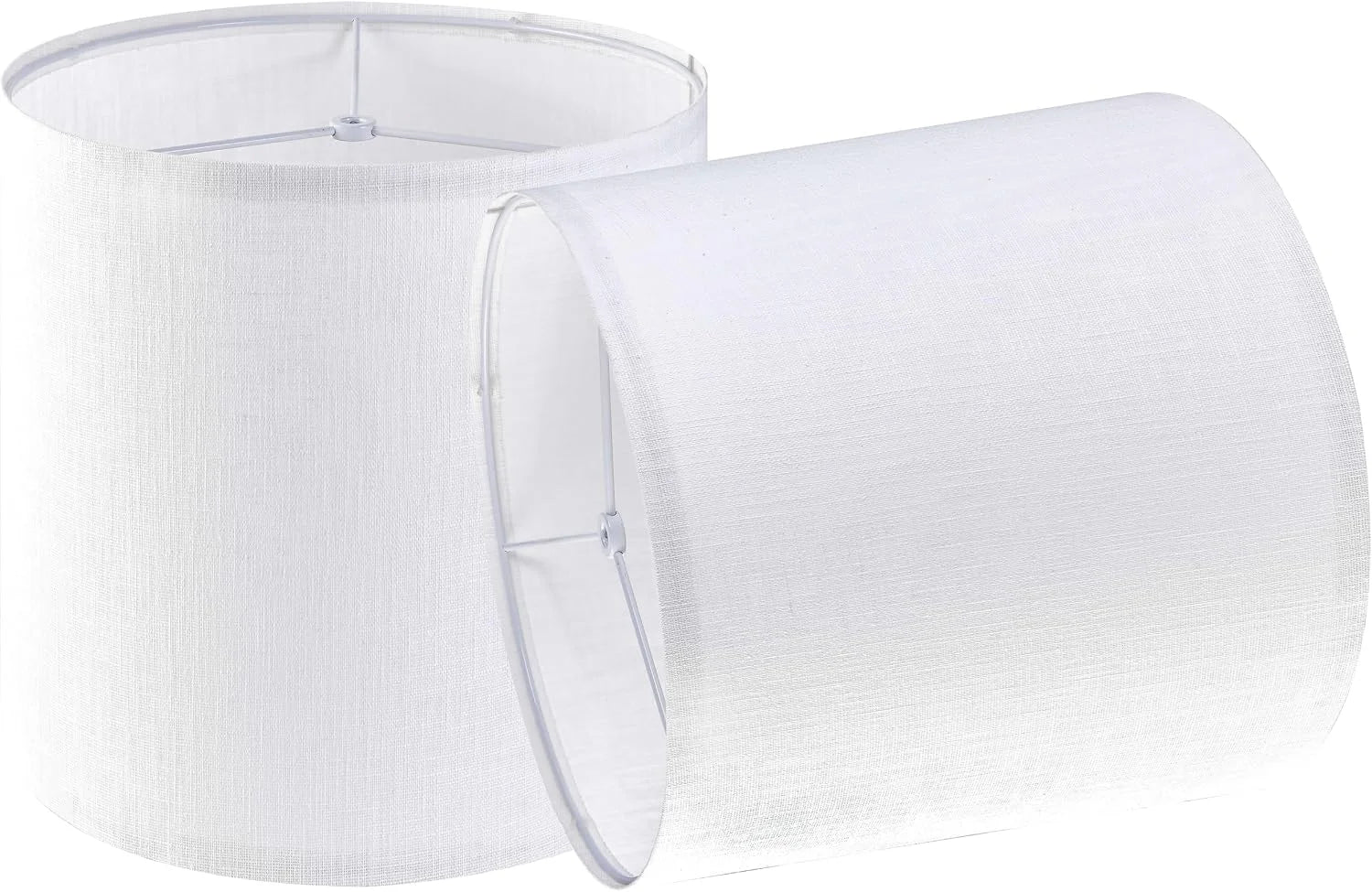 1 Pc Striped Lamp Shade for Table Lamps, Modern Replac Lampshade Drum Fabric Deco - Image 4