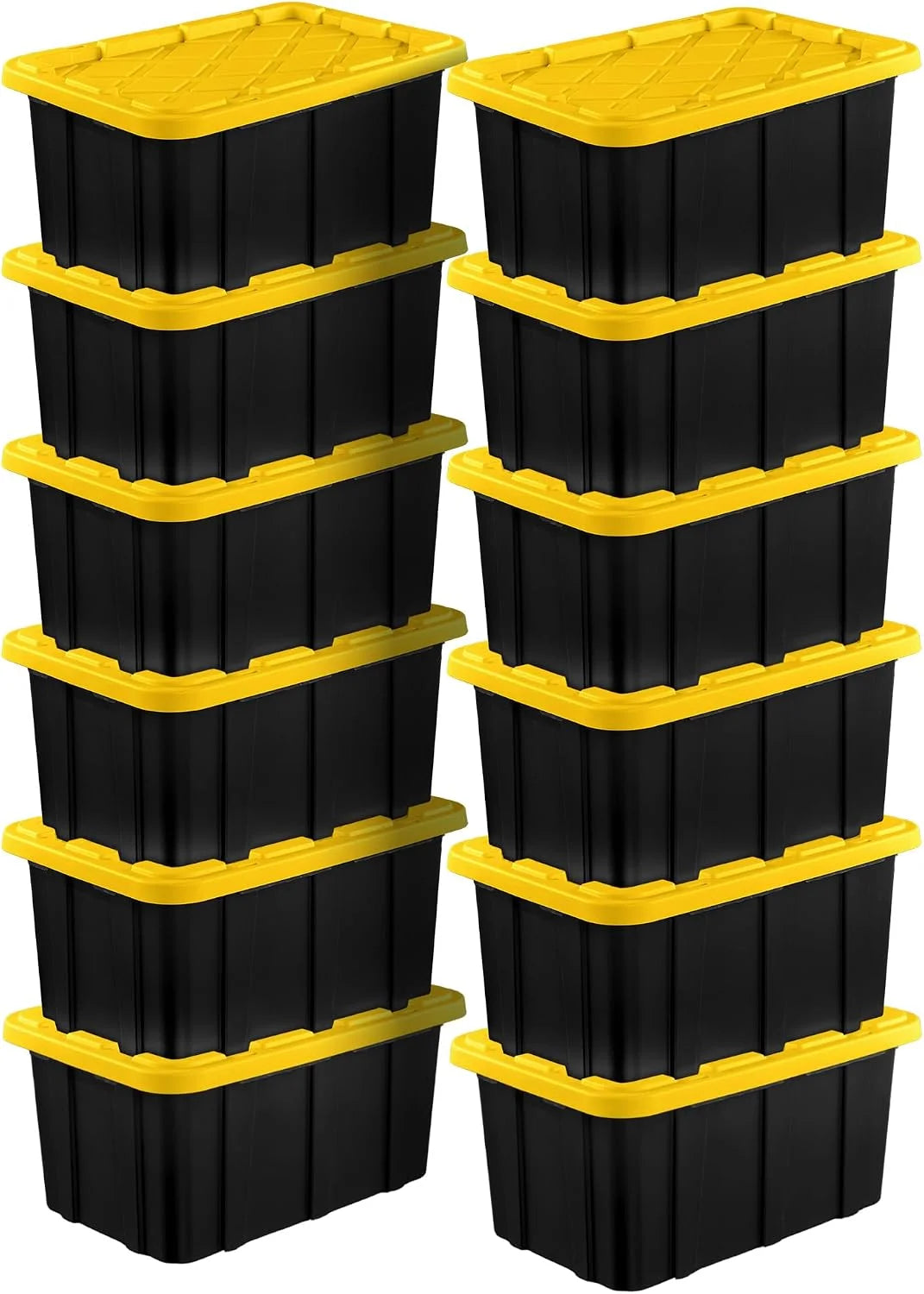 Sterilite 4-Pack 27 Gallon Industrial Storage Tote, Heavy-Duty Plastic Bins bifanuoyard - Image 6