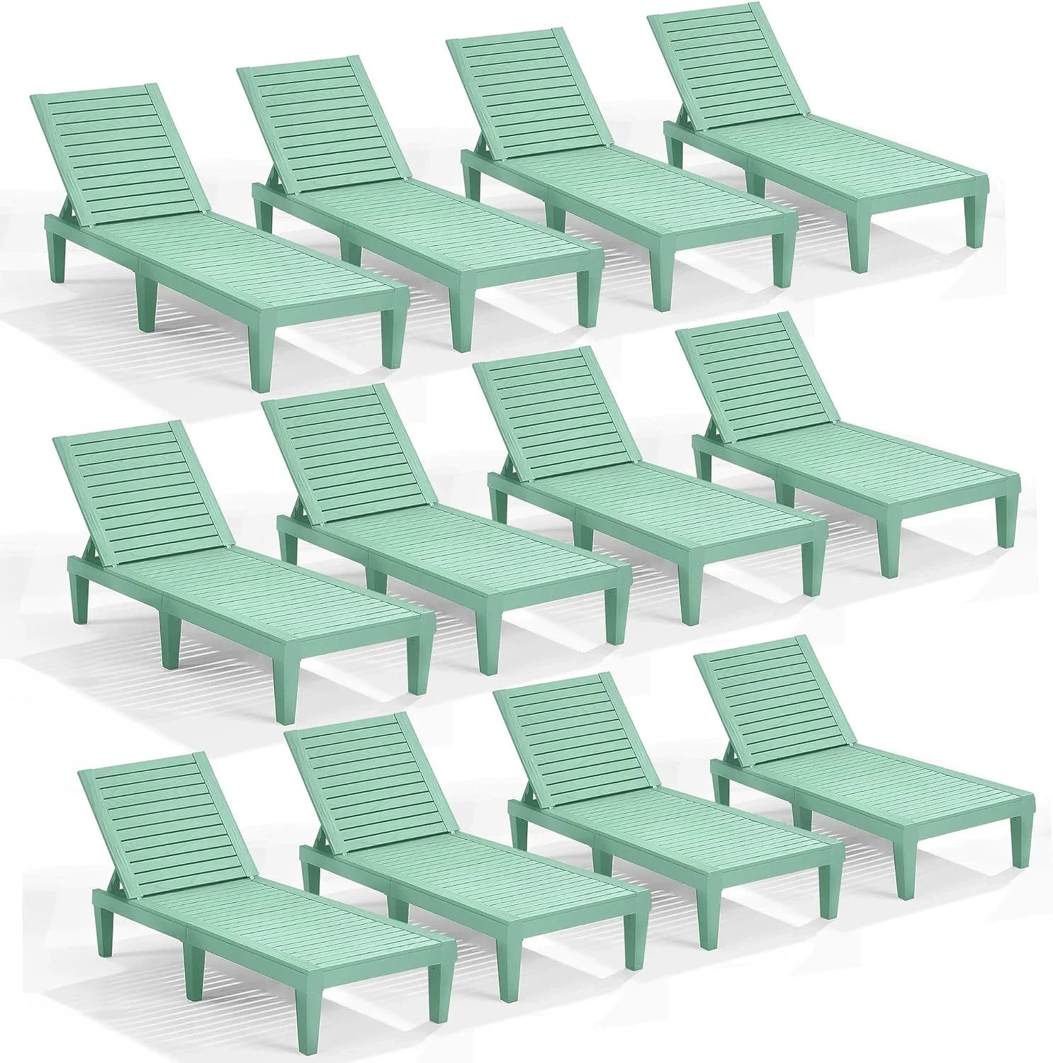 Nestl Lounge Chair Outdoor, Tanning Chair, Chaise Lounge Outdoor Set of 2, 5 Adjustable Positions bifanuoyard - Image 29