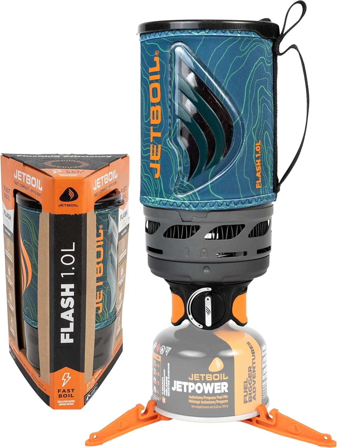 Jetboil Flash Portable Fast Boil Stove for Camping and Backpacking with 1-Step Auto Ignition, Propane/Isobutane Burner bifanuoyard - Image 5