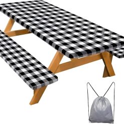 Alternative view of New Arrivals Play Tailor Picnic Table Cover Bench Covers Camping Essentials Tablecloth