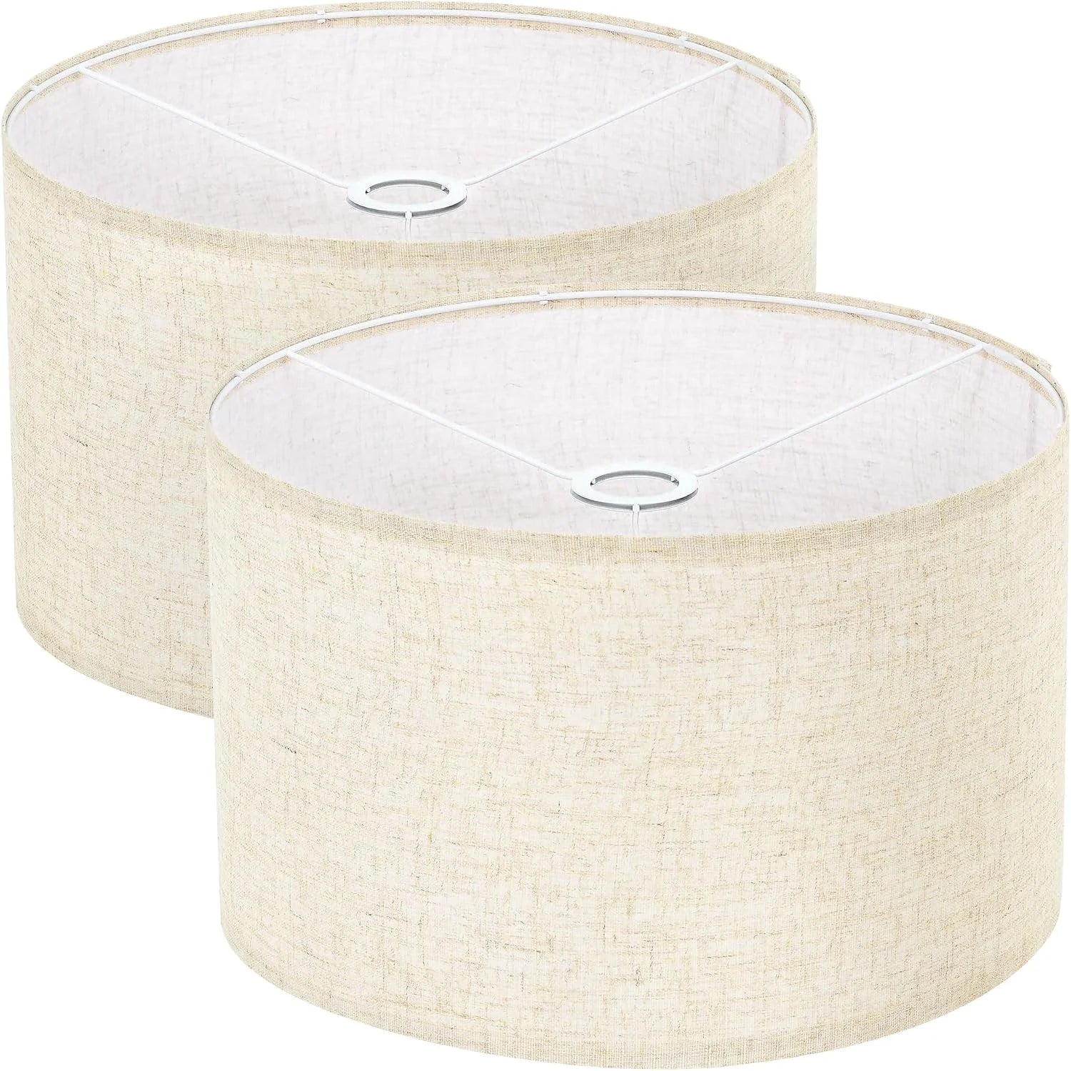 New Arrivals Large Drum Lamp Shades Set of 2 16 Top x 16 Bottom x 10 High