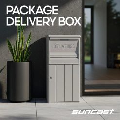 New Arrivals 33.5-Gallon Capacity Package Delivery Box, Parcel Drop Box with Lock