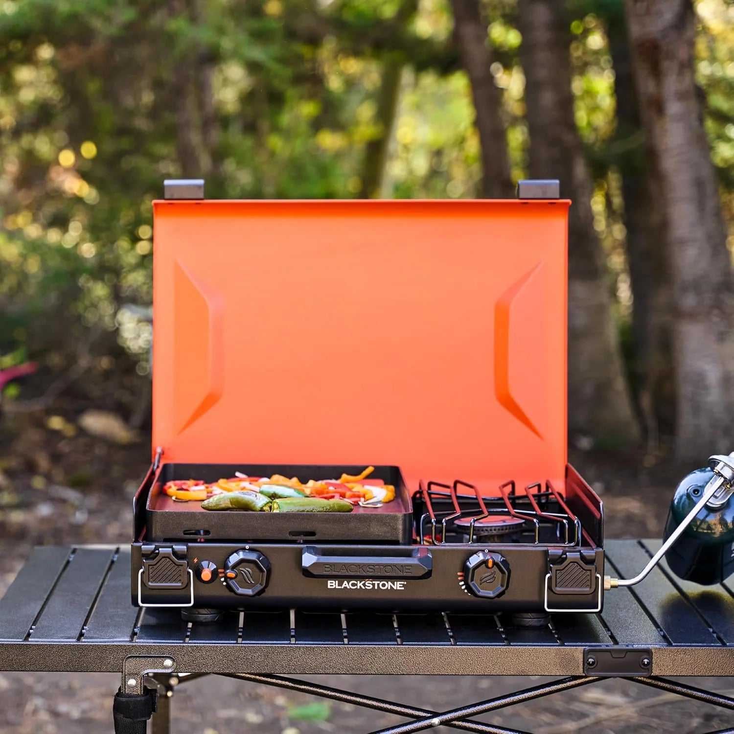 New Arrivals 2364 12 x 14 Camping Griddle with Side Burner - Image 6