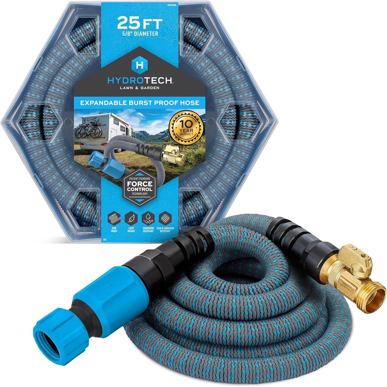 New Arrivals 100 ft Expandable Burst-Proof Garden Hose, 5/8 in Diameter - Image 5