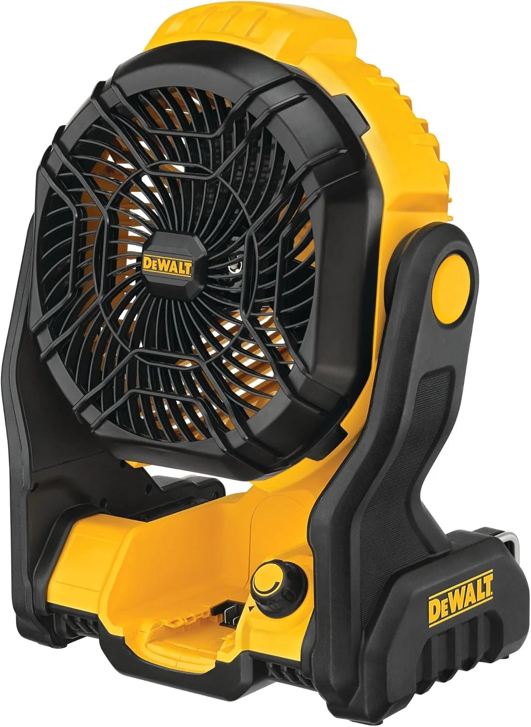 20V MAX Portable Fan, Battery Powered Rechargeable Cordless Shop Fan, Up to 4.5 Hrs Runtime, 650 CFM