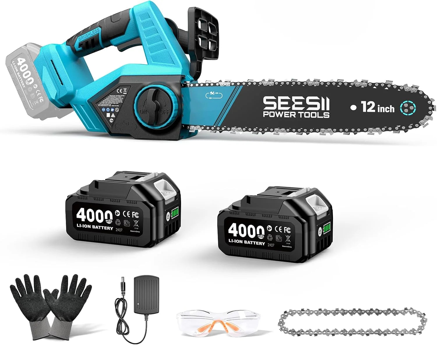 New Arrivals 6 Inch Mini Electric Chainsaw Cordless Battery Powered - Image 5