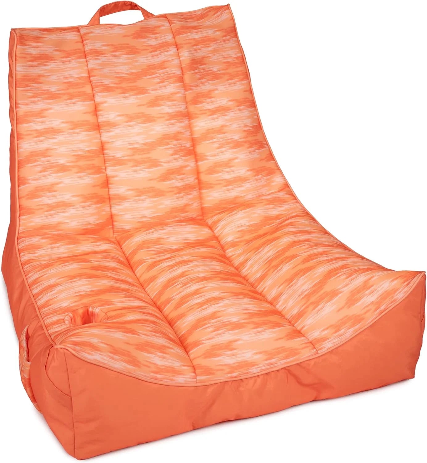 New Arrivals Joe Captain鈥檚 Float No Inflation Needed Pool Lounger, Sweet Shells Peach Double Sided Mesh, 3 feet - Image 13