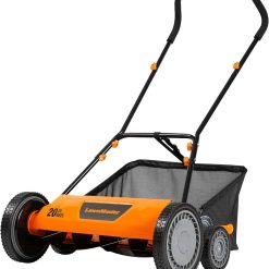New Arrivals 20” 5-Blade Push Reel Lawn Mower – LMRM2001 – For Lawn Care