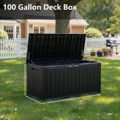 New Arrivals Large Outdoor Deck Box