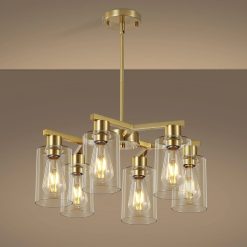 New Arrivals 4-Light Black Modern Farmhouse Chandelier