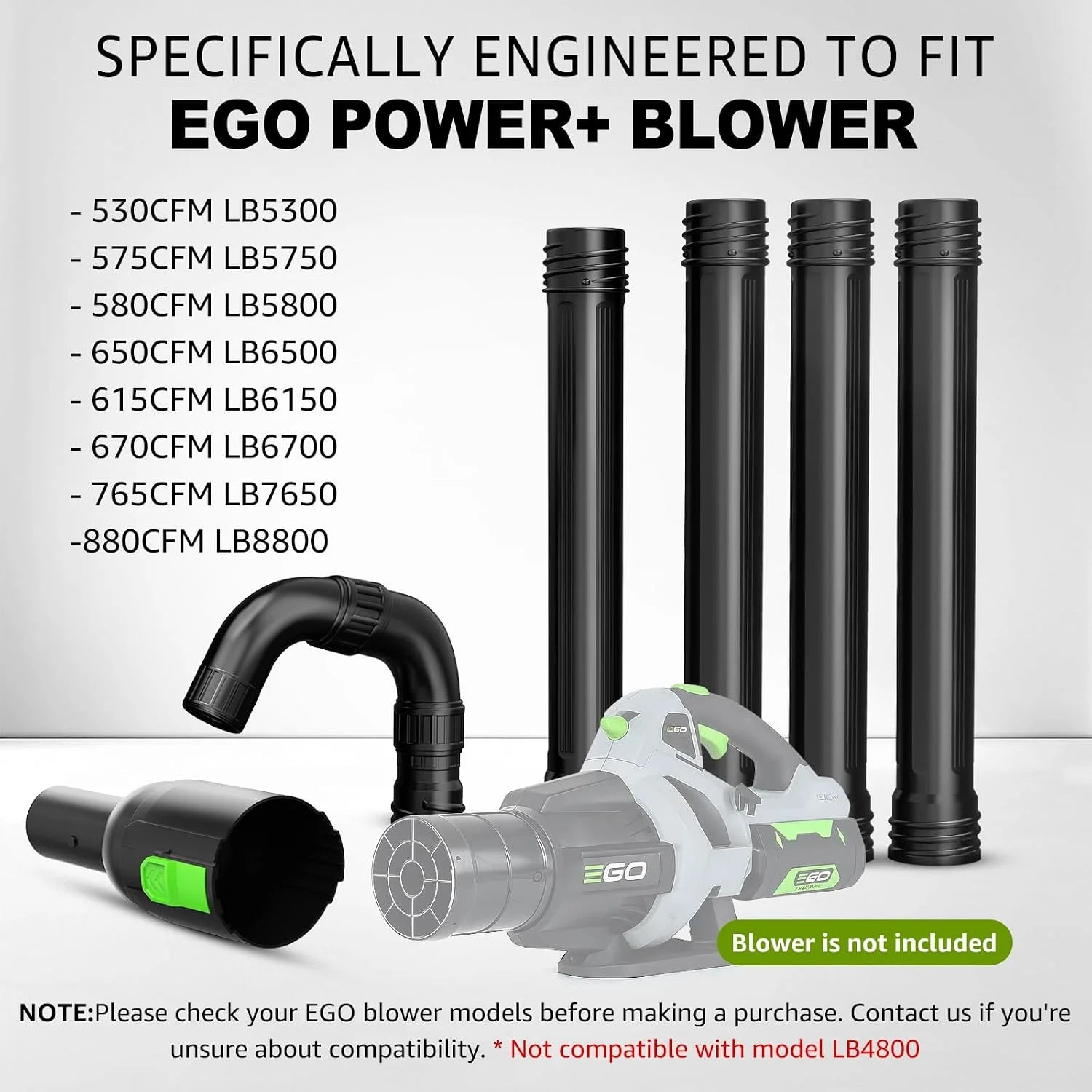 New Arrivals 8.3FT Gutter Cleaning Attachment Compatible with EGO Leaf Blower
