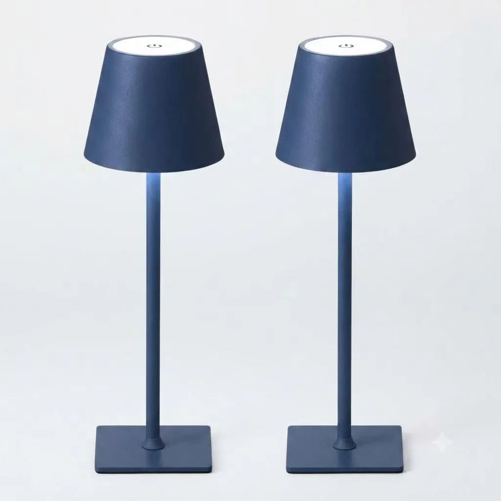 New Arrivals Gold Led Cordless Table Lamps-Rechargeable Lamp Set of 4 - Image 7
